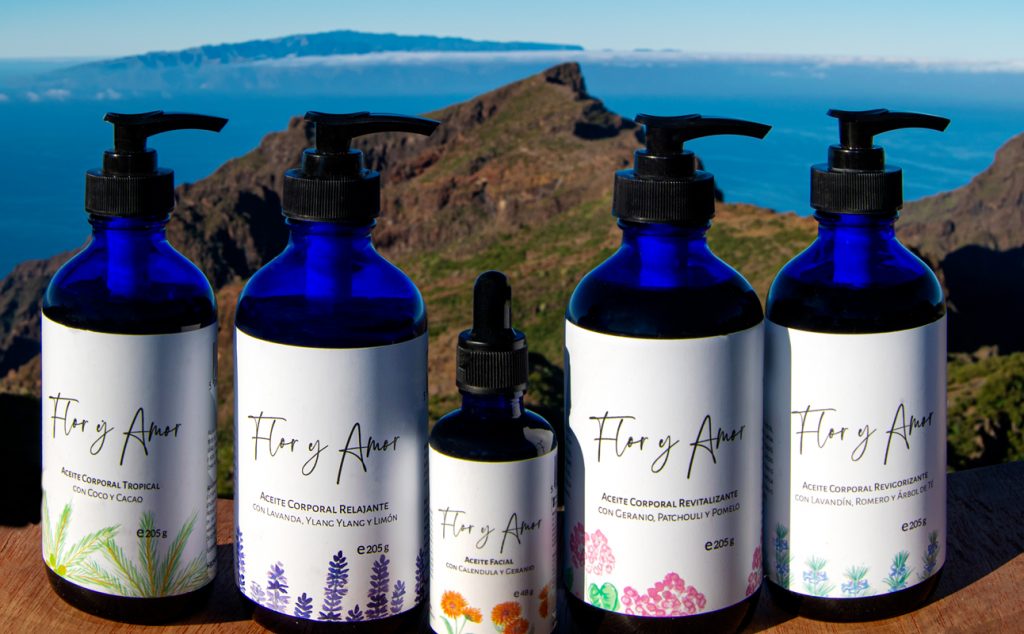 Flor y Amor - natural cosmetics products made in Tenerife