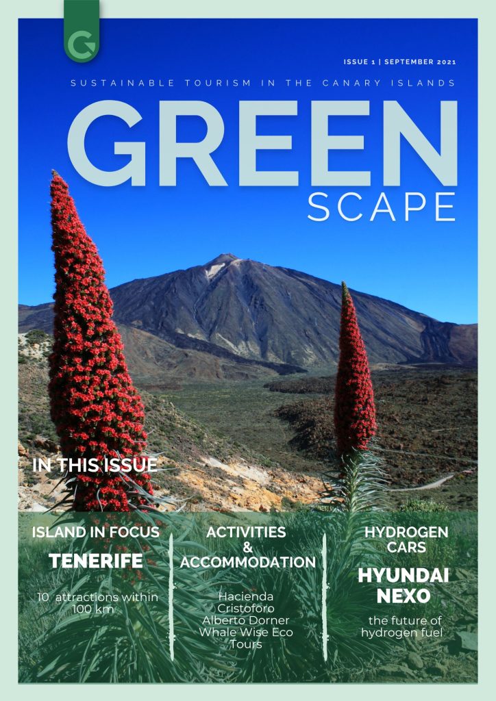 Green Scape Magazine Tenerife, Cover English, Teide